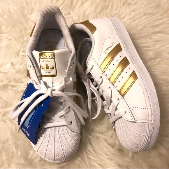 adidas Other - *SOLD* NWT Adidas Superstar Big Kids Gold!